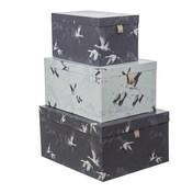 Load image into Gallery viewer, Set of 3 Animalia Storage Boxes
