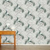 Belvedere Pale Sage Paste The Wall Wallpaper