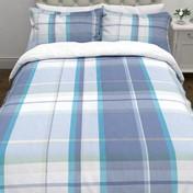 Load image into Gallery viewer, Aldridge Check Bluebell Blue Duvet Cover
