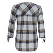 Load image into Gallery viewer, 3/4 Sleeve Twill Check Top
