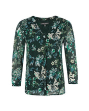 Load image into Gallery viewer, 3/4 Sleeve Richmond Floral Blouse
