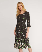 Load image into Gallery viewer, 3/4 Sleeve Wildflower Print Dress
