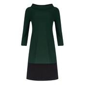 Load image into Gallery viewer, 3/4 Sleeve Bardot Textured Colour Block Dress
